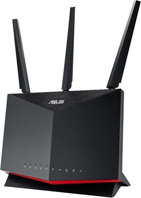 ASUS RT-AX86U (AX5700) Двухдиапазонный игровой маршрутизатор WiFi 6 с возможностью расширения, порт 2,5 ГГц, режим мобильных игр, переадресация портов, сетевая безопасность без подписки, Instant Guard, VPN, совместимость с AiMesh 1000002338 - фото 509630