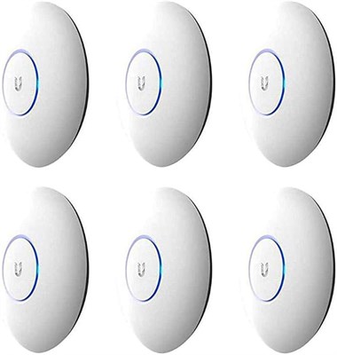 Ubiquiti Networks 6 Pack UAP-AC-PRO UniFi Access Point Корпоративная система Wi-Fi 1000002353 - фото 509691