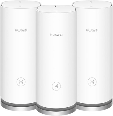 HUAWEI WiFi Mesh 3 AX3000 — система Mesh WiFi для всего дома, бесперебойная и быстрая, до 3000 Мбит/с, подключение более 250 устройств, сверхбыстрое соединение в домах среднего и большого размера — комплект из 3 штук + гарантия Великобритании 1000002356 - фото 509702