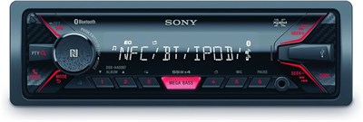 Автомобильная магнитола Sony DSX-A416BT с двумя интерфейсами Bluetooth, NFC, USB и AUX, а также управлением Apple iPod/iPhone, 35000 цветов и функцией Handsfree - многоцветная 1000002419 - фото 509971