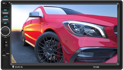 7-дюймовый двойной автомобильный стереокомплект 2 Din с сенсорным экраном Bluetooth 7018B, поддержка стереозвука DVD и Mirror Link Play, MP5/TF/SD/USB/медиаплеер, USB SD AUX, тюнер FM/AM/RDS 1000002421 - фото 509980