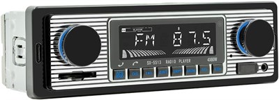 Автомобильное стерео FM-радио, однодиновое автомобильное радио с Bluetooth BT, Bluetooth-аудио и функцией громкой связи, встроенный микрофон, автомобильный MP3-плеер, голосовое управление, USB, SD, порт AUX, автомобильная аудиосистема 1000002435 - фото 510049