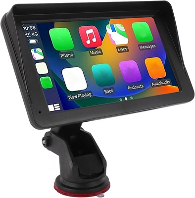 Goshyda 7 HD Double Din Car Stereo, портативный беспроводной автоматический мультимедийный проигрыватель Buletooth, поддержка CarPlay для Android Auto, для легковых автомобилей, грузовиков, внедорожников 1000002462 - фото 510178