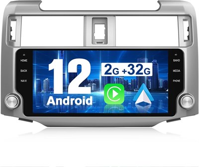 Автомобильный радиоприемник стерео 10.33 сенсорный экран для Toyota 4Runner 2010-2019 с CarPlay Android Auto 1000002537 - фото 510536