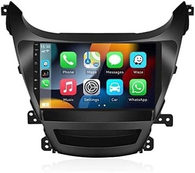 Автомобильная стереосистема Android для Hyundai Elantra 2014 2015 2 ГБ ОЗУ 32 ГБ ПЗУ 9-дюймовый MirrorLink WiFi BT, сенсорный экран IPS с камерой заднего вида в комплекте (2+32G без Apple Carplay) 1000002562 - фото 510659