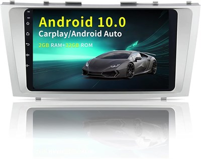Автомобильное стерео радио PVG для Toyota Camry Aurion 2007 2008 2009 2010 2011, 9-дюймовый плеер Android 10.0 с Carplay Andriod Auto Bluetooth Бесплатная камера заднего вида AM FM WiFi 2 ГБ ОЗУ 32 ГБ ПЗУ 1000002571 - фото 510702
