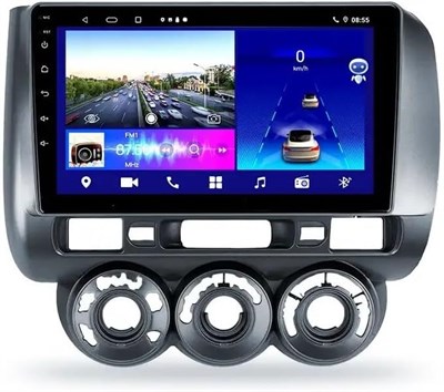Автомобильная стереосистема Devand Android для Honda Jazz/City 2002–2007 гг., 1 ГБ ОЗУ, 32 ГБ ПЗУ, MirrorLink WiFi BT, 9-дюймовый сенсорный экран IPS с камерой AHD (1+32G без Apple Carplay) 1000002629 - фото 510968