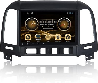 Автомобильный стереоэкран Clayton для Hyundai Santafe 2008-2012 гг., полносенсорный Android-мультимедийный монитор и экран, планшеты, видеоплееры, поддержка 1024x768P (RAM 2 ГБ, ROM 32 ГБ) 1000002642 - фото 511026