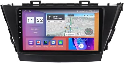 Автомобильная стереосистема Android для Toyota Prius Plus V Alpha 2012-2017 6 ГБ ОЗУ 128 ГБ ПЗУ Mirror-Link Wi-Fi BT, радио GPS-навигация, 9-дюймовый сенсорный экран IPS с камерой AHD в комплекте (6+128G с Apple Carplay) 1000002651 - фото 511068