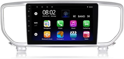 Автомобильная стереосистема Android для Kia Sportage 2019 2020 2021 2 ГБ ОЗУ 32 ГБ ПЗУ MirrorLink WiFi BT, 9-дюймовый сенсорный экран IPS с камерой AHD в комплекте (2+32G с Apple Carplay) 1000002671 - фото 511167
