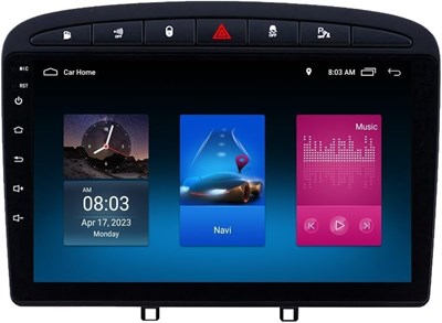 Автомобильная стереосистема Devand Android для Peugeot 308 308SW 2007-2016 гг., 4 ГБ ОЗУ, 64 ГБ ПЗУ, 9-дюймовый MirrorLink WiFi BT, сенсорный экран IPS с камерой AHD (4+64G с Apple Carplay) 1000002696 - фото 511286