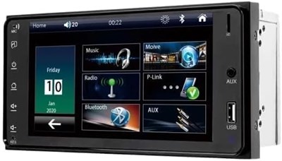 Универсальный автомобильный MP5-плеер ALBORZ Toyota с 7-дюймовым HD-видео, AUX-USB, Bluetooth, FM-зеркало, беспроводной пульт дистанционного управления 1000002702 - фото 511316