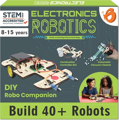 Butterfly EduFields 40in1 STEM Robotics Kits для детей 8-12 лет | Проекты роботов своими руками для детей с электронной платой и датчиками | Лучший образовательный подарок для домашнего обучения на 8, 10, 12 лет | 100+ деталей 1000002717 - фото 511406