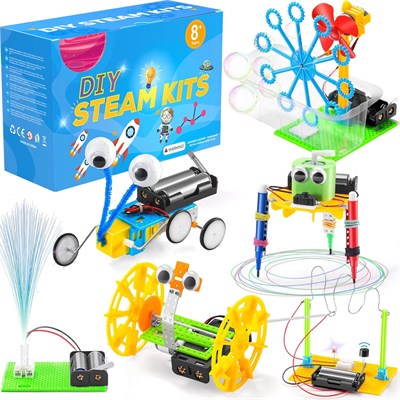 Qohuooi STEM Robotics Научные наборы для детей 8-12 лет Набор для строительства роботов 5-7 лет, STEM-игрушки для мальчиков 8-10 лет Научные эксперименты для девочек 6-8 лет Инженерные проекты STEAM Мероприятия Подарки 1000002731 - фото 511481