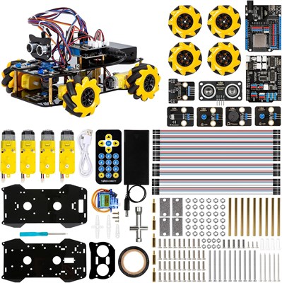 ACEBOTT Smart Robot Car Kit Совместимость с Arduino, Робототехника для детей 8-12 12-16 лет, Электронный проект по программированию/Научные наборы STEM Подарки для кодирования для взрослых и молодежи 1000002762 - фото 511632