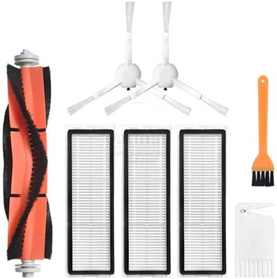 ABZEKH аксессуары для Xiaomi Mijia 1C 2C 1T MI робот-пылесос-швабра STYTJ01ZHM для Dreame F9 робот-пылесос роликовая щетка Hepa фильтр швабра производительность (цвет: комплект 6) 1000002838 - фото 511993