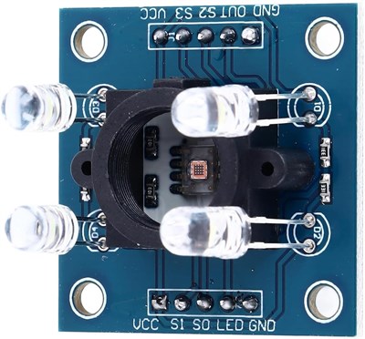 Модуль датчика цвета Besomi Electronics TCS3200, детектор цвета RGB со светодиодной подсветкой, совместимый с Arduino и Raspberry Pi для робототехники и проектов своими руками 1000002866 - фото 512122