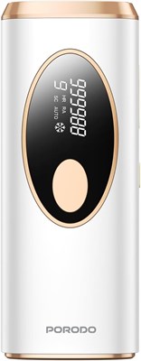 Porodo Lifestyle IPL Hair Removal Advanced Skincare Technology, удаление волос, лечение акне, омоложение кожи, автоматический и ручной режим, импульсный свет IPL, безболезненное удаление волос, охлаждение 10°C - белый 1000002920 - фото 512384