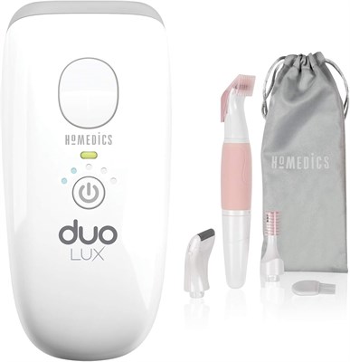 Homedics Duo Lux и триммер 3-в-1 Быстрые и безболезненные процедуры удаления волос IPL, комплект Hh390 и Pls-15 1000002929 - фото 512429