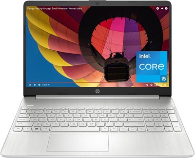 Ноутбук HP 15,6 дюйма, дисплей FHD, процессор Intel Core i5 12-го поколения, ОЗУ 16 ГБ, твердотельный накопитель 512 ГБ, графика Intel Iris Xe, Windows 11 Домашняя, 15-dy5399nr (2023) 1000002944 - фото 512499