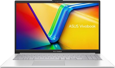 ASUS Vivobook GO 15 E1504GA-NJ084W Cool Silver, тонкий ноутбук, i3-N305 8 ГБ 256 ГБ UFS 2.1 SSD, Intel UMA, WIN11 HOME, 15,6 дюйма, HD веб-камера, Chiclet-Eng-Arb-KB. 1000002961 - фото 512579