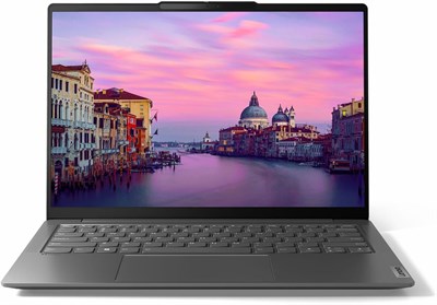 Ноутбук Lenovo Yoga Slim 6 14IRH8 с 14-дюймовым дисплеем WUXGA OLED, Intel i7-13700H, 16 ГБ ОЗУ, 1 ТБ SSD, графика Intel Iris Xe, клавиатура с подсветкой Eng-Ar, Win 11, Storm Grey [83E0005KAX]+2 года Premium Care 1000003014 - фото 512841