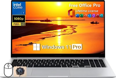 Новейший ноутбук Samsung Galaxy Book 4 Business (2024 г.), Intel 10-ядерный Ultra 7-150U, 16 ГБ ОЗУ, 1 ТБ SSD, 15,6-дюймовый FHD, клавиатура с подсветкой, Windows 11 Pro, пожизненная лицензия Office и дизайнерская мышь 1000003059 - фото 513062