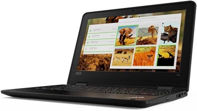 Ноутбук Lenovo Chromebook ThinkPad 11e (обновленный, процессор Intel Celeron серии N, 4 ГБ оперативной памяти DDR3, 16 ГБ жесткого диска SATA, 11,6-дюймовый сенсорный экран) 1000003072 - фото 513122