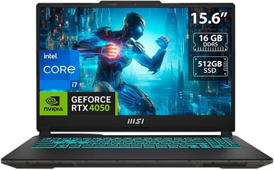 Игровой ноутбук MSI Cyborg 15 A13VE-218US - 15,6" FHD 144 Гц, Intel Core i7-13620H, GeForce RTX 4050, 16 ГБ ОЗУ, 512 ГБ NVMe SSD, Thunderbolt 4, USB-Type C, Cooler Boost, Win 11 Home - черный 1000003138 - фото 513445