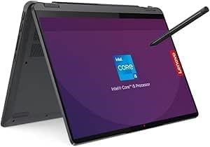 Lenovo IdeaPad Flex 5 14IAU7, ноутбук 2 в 1, 14-дюймовый сенсорный дисплей WUXGA, Intel Core I5-1235U, 8 ГБ ОЗУ, 512 ГБ SSD, графика Iris Xe, Win11, подсветка англо-арабский, штормовой серый - [82R700KLAX] 1000003204 - фото 513760