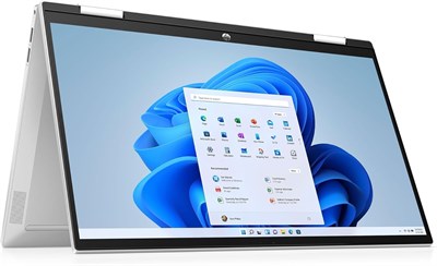 HP Pavilion x360 Convertible, процессор Intel Core i5-1235U, графика Intel Iris Xe, 12 ГБ ОЗУ, операционная система Windows 11 Home, (15-er1010nr, Natural Silver) 1000003207 - фото 513771