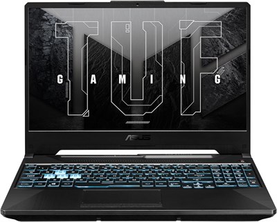 ASUS TUF Gaming A15 FA506NFR-HN004W AMD R7-7435HS/8 ГБ ОЗУ/512 ГБ SSD/NVIDIA GeForce RTX 2050 4 ГБ/15,6 FHD(1920x1080) 144 Гц/Windows 11 Домашняя/1-зонная RGB/Клавиатура на английском и арабском языках - Графитовый черный 1000003225 - фото 513861