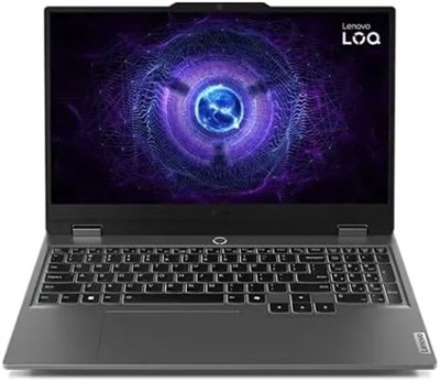 Игровой ноутбук Lenovo LOQ 15IRX9, чип LA1 AI, Intel Core i7-14700HX, 16 ГБ ОЗУ, 512 ГБ SSD, Nvidia RTX 4060 8 ГБ, 15,6-дюймовый FHD IPS 144 Гц 100% sRGB, Win11 Pro [обновленная], Luna Grey, клавиатура с подсветкой Eng-Arb 1000003322 - фото 514326