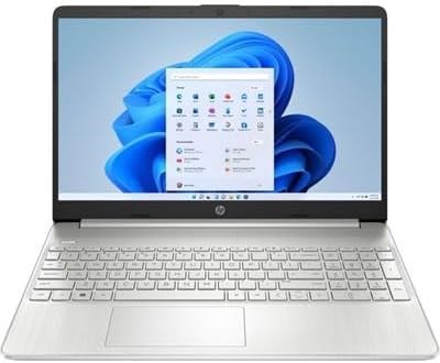 Ноутбук HP 15s с 15,6-дюймовым FHD LED-дисплеем, процессором Intel Core i3-1215U, 8 ГБ оперативной памяти DDR4, 256 ГБ SSD, графикой Intel UHD, английской клавиатурой, Windows 11, серебристый (обновленный) 1000003352 - фото 514472