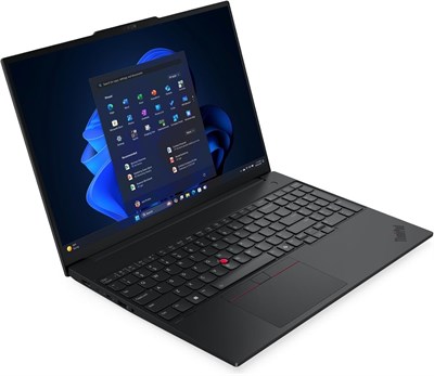Ноутбук Lenovo ThinkPad E16 Gen 3 Business, дисплей WUXGA 16 дюймов, процессор Intel Core Ultra 7 255H, ОЗУ DDR5 16 ГБ, твердотельный накопитель SSD 512 ГБ, графика Intel Arc Graphics, клавиатура с подсветкой на английском языке (Великобритания), черный ц 1000003405 - фото 514732