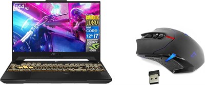 Новейший игровой ноутбук Asus 2023 TUF с дисплеем 15,6 дюйма FHD 144 Гц, Core I7-12700H, 32 ГБ, 1 ТБ SSD, NVIDIA RTX 4060, 8 ГБ, графическая карта с подсветкой, клавиша Eng WIN11, серый, с БЕСПЛАТНОЙ беспроводной игровой мышью 1000003468 - фото 515037