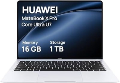 Ноутбук HUAWEI MateBook X Pro Core Ultra, сверхлегкий металлический корпус весом 980 г, процессор Intel® Core™ Ultra 7, 14,2-дюймовый гибкий OLED-дисплей Real Color Touch HUAWEI 3.1K, 16 ГБ + 1 ТБ, белый + FOC 1000003503 - фото 515210