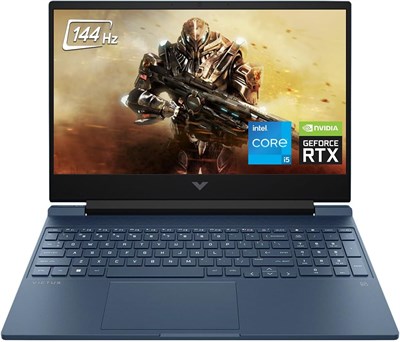 HP - игровой ноутбук Victus 15,6" Full HD 144 Гц - Intel 12th Gen Core i5-12450H - 32 ГБ памяти - NVIDIA GeForce RTX 3050-1 ТБ SSD - клавиатура с подсветкой - Windows 11 - Performance Blue (ОБНОВЛЕНИЕ) 1000003532 - фото 515350