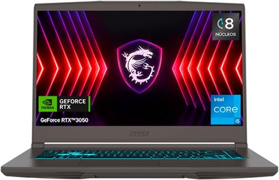 MSI Ноутбук игровой тонкий 15 B13UC-1859MX Intel Core i5-13420H NVIDIA GeForce RTX3050 16 ГБ ОЗУ 512 ГБ SSD 15.6" FHD 144 Гц серый 1000003584 - фото 515581