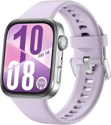 Умные часы HUAWEI WATCH FIT4, дисплей 1,82 дюйма, более 100 спортивных режимов, фитнес-трекер, помощник по эмоциональному благополучию, до 10 дней автономной работы, iOS и Android, фиолетовый Huawei Care + БЕСПЛАТНЫЙ РЕМЕШОК [эксклюзивно на Amazon] 1000003665 - фото 515964