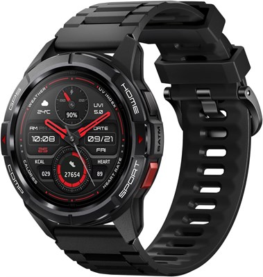 Умные часы Mibro GS Active Sport с дисплеем 1,3 дюйма Amoled и 4-PD, мониторингом сердечного ритма, 10-осевым датчиком движения, водонепроницаемостью 5 АТМ, спутниковым позиционированием GPS, 150 режимов, 20-дневными умными часами Bettery Life (черные) 1000003761 - фото 516421