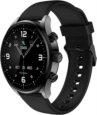 Умные часы Black Shark S1 Classic с дисплеем 1,43 дюйма, временем автономной работы 12 дней, игровым режимом мониторинга здоровья, 100 режимами спорта и фитнеса, водонепроницаемостью и настраиваемыми циферблатами — черные 1000003792 - фото 516576