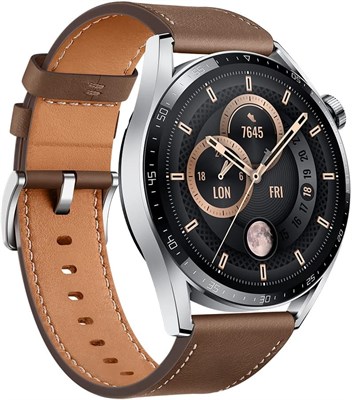 Умные часы Huawei Watch GT 3 46 мм GPS + BLUETOOTH коричневые, 1,32'' 1000003795 - фото 516591