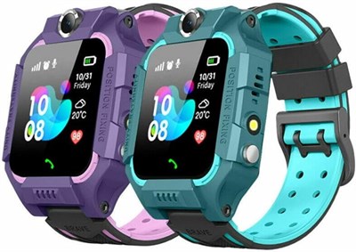 XO Buy 1 Get 1 Smart Watch официальный - Q12 Smart Watch Kid Smartwatches Baby Watch с 1,44-дюймовым водонепроницаемым голосовым чатом Finder и функцией Anti Lost Monitor (ФИОЛЕТОВЫЙ И ЗЕЛЕНЫЙ) 1000003884 - фото 517031