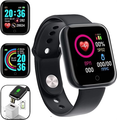 KASTWAVE Smart Watch, спортивные водонепроницаемые смарт-часы, фитнес-трекер с пульсометром, монитором сна, монитором сна, смарт-часы с напоминанием о звонках и сообщениях, совместимые с iOS/Android 1000003925 - фото 517224
