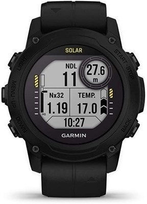 GARMIN Descent G1 Solar Dive Computer Smartwatch Black EMEA | Умные часы с поддержкой нескольких GNSS и временем работы батареи до 124 дней в режиме смарт-часов | Несколько режимов погружения и данные о приливах 1000003988 - фото 517528