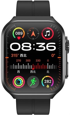 Airfish Smart Watch с функцией вызова по Bluetooth, 1,9-дюймовый сенсорный экран, умные часы для мужчин и женщин, фитнес-трекер с пульсометром, черный 1000004017 - фото 517664