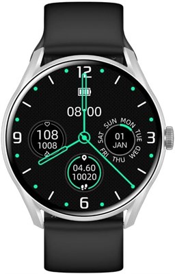 Смарт-часы IQ TOUCH ACTIVE S7, 1,43-дюймовый дисплей Super Retina AMOLED, беспроводные звонки, два ремешка, водонепроницаемость IP68, 5-дневный аккумулятор, более 100 спортивных режимов, круглосуточное отслеживание состояния здоровья, оправа из цинкового  1000004029 - фото 517717
