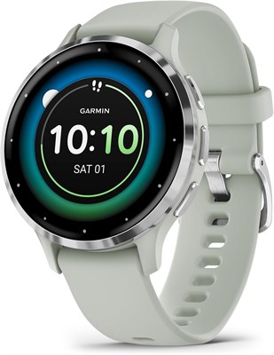 GARMIN VENU 3S СЕРЕБРИСТЫЙ БЕЗЕЛЬ ИЗ НЕРЖАВЕЮЩЕЙ СТАЛИ С КОРПУСОМ СЕРОГО ЦВЕТА И СИЛИКОНОВЫМ РЕМЕШКОМ 1000004035 - фото 517747