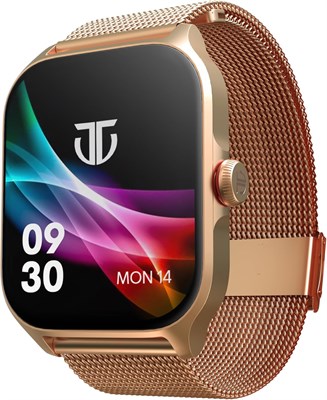 Умные часы Titan Zeal Premium Fashion | 1,85-дюймовый AMOLED-дисплей с AOD | Разрешение 390 * 450 пикселей | Функциональная заводная головка | Вызовы SingleSync BT | Расширенный чипсет | Более 100 спортивных режимов и циферблатов IP68 (сетчатый ремешок) 1000004042 - фото 517782